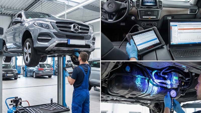 Диагностика течи