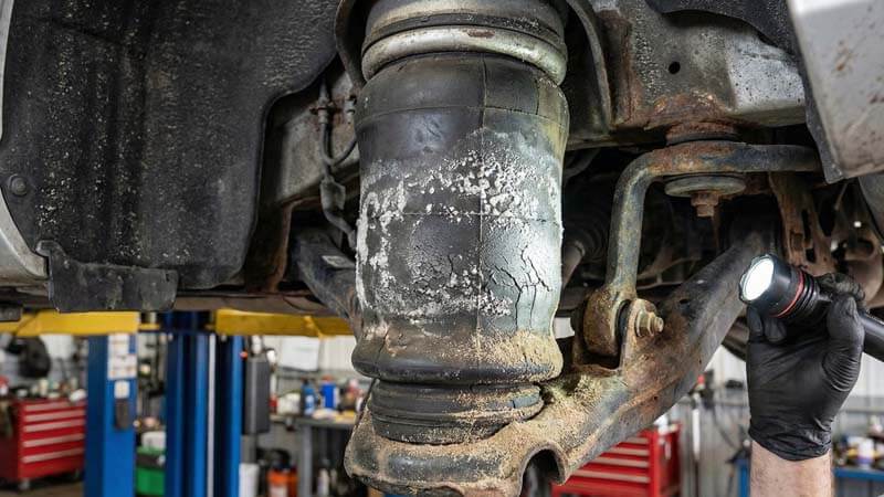 Как реагенты влияют на пневмоподвеску