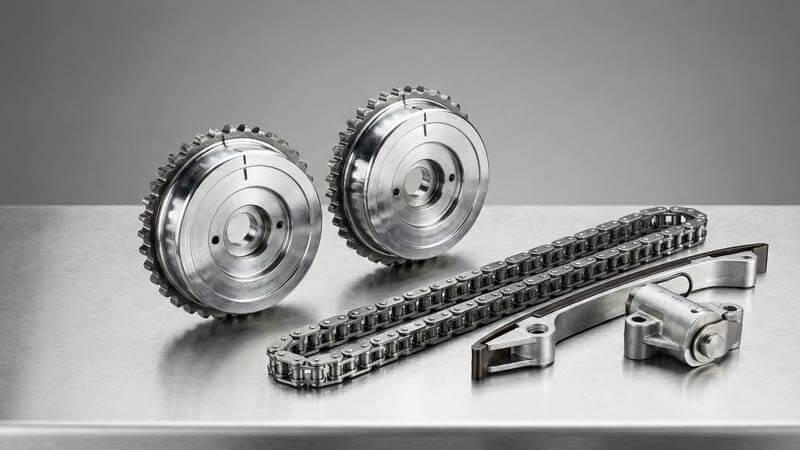 Комплект цепи ГРМ Mercedes M274 звезды натяжитель оригинал купить