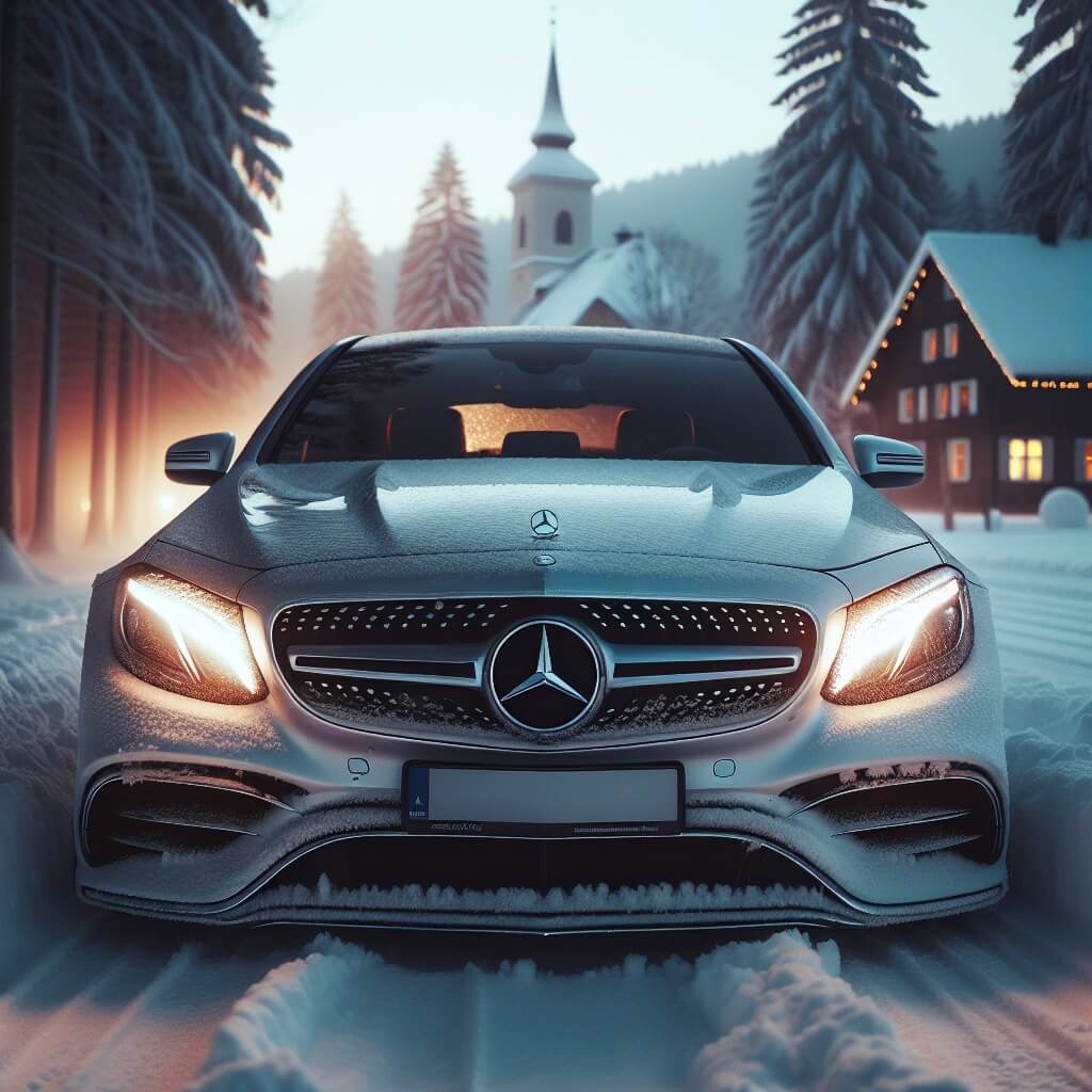 Mercedes_Benz зимой