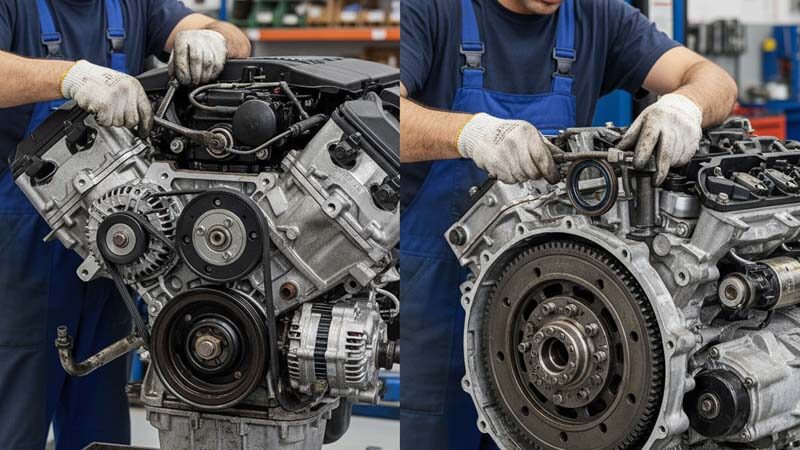 Передний и задний сальник